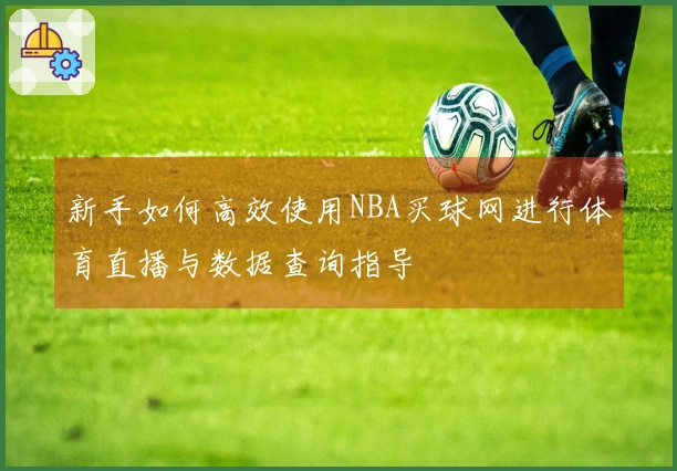 新手如何高效使用NBA买球网进行体育直播与数据查询指导