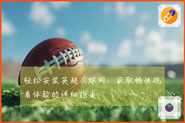 轻松安装英超买球网，获取畅快观看体验的详细指南